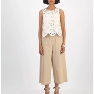 On 34th Wide Leg Pull On Cropped Pants #3479